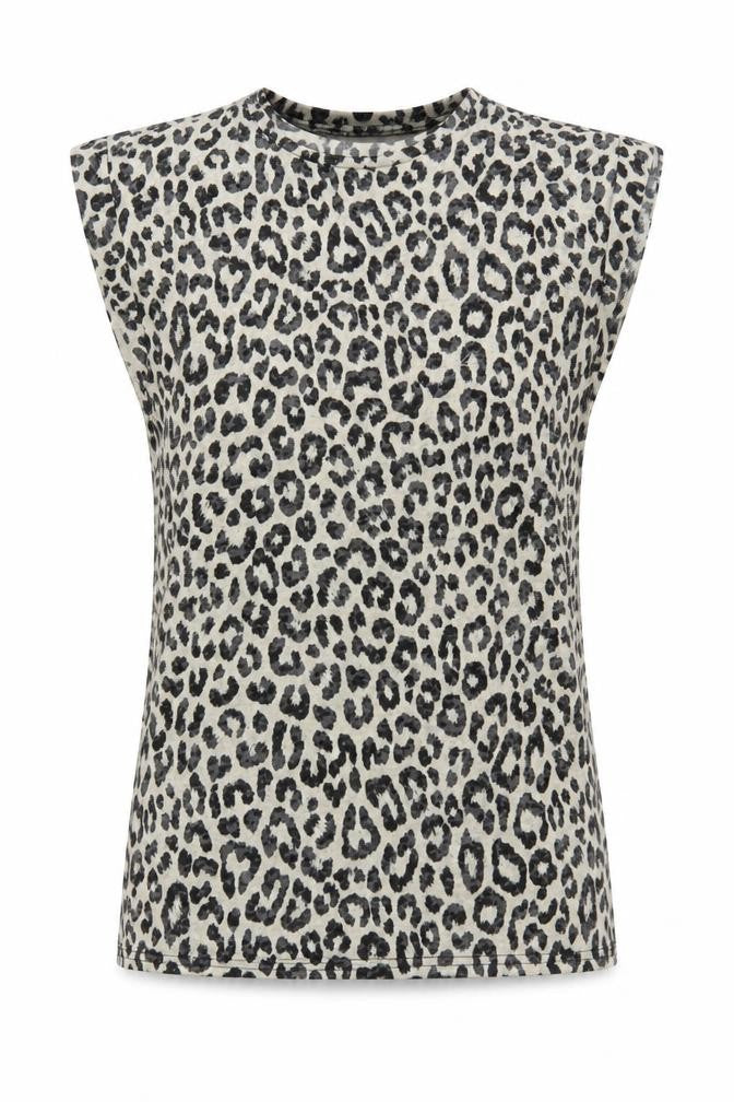 River Island Women's Multicoloured Animal Print T-Shirt