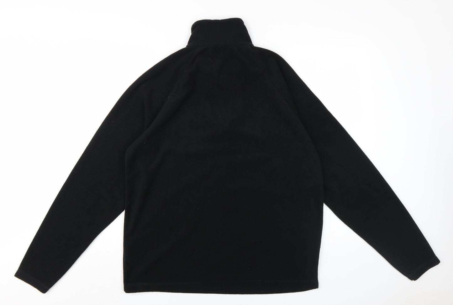 Pierre Cardin Men's Black 1/4 Zip Sweatshirt Size L