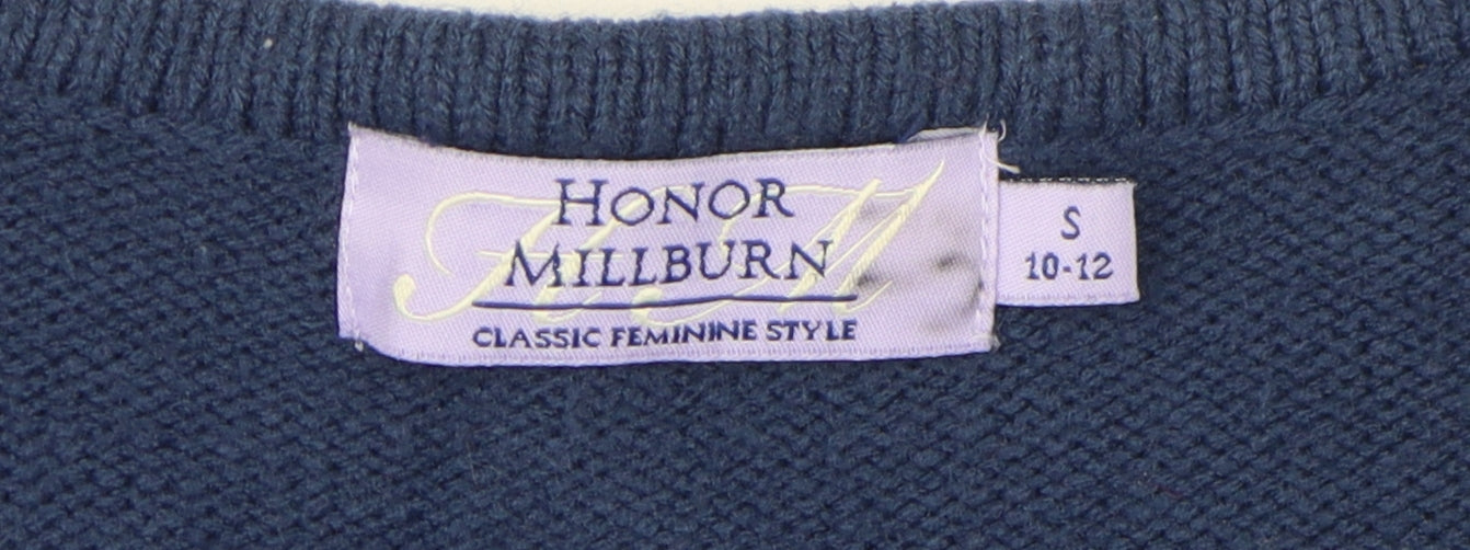 Honor Millburn Women's Blue Cardigan Jumper Size S