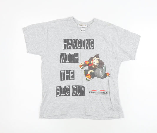 Smith Brooks Boys Grey Donkey Kong T-Shirt 7-8 Years Casual