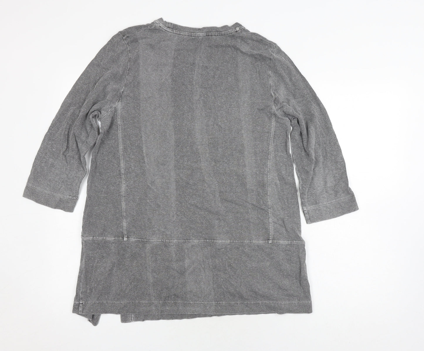 Poetry Grey Women's Tunic Blouse Size 14