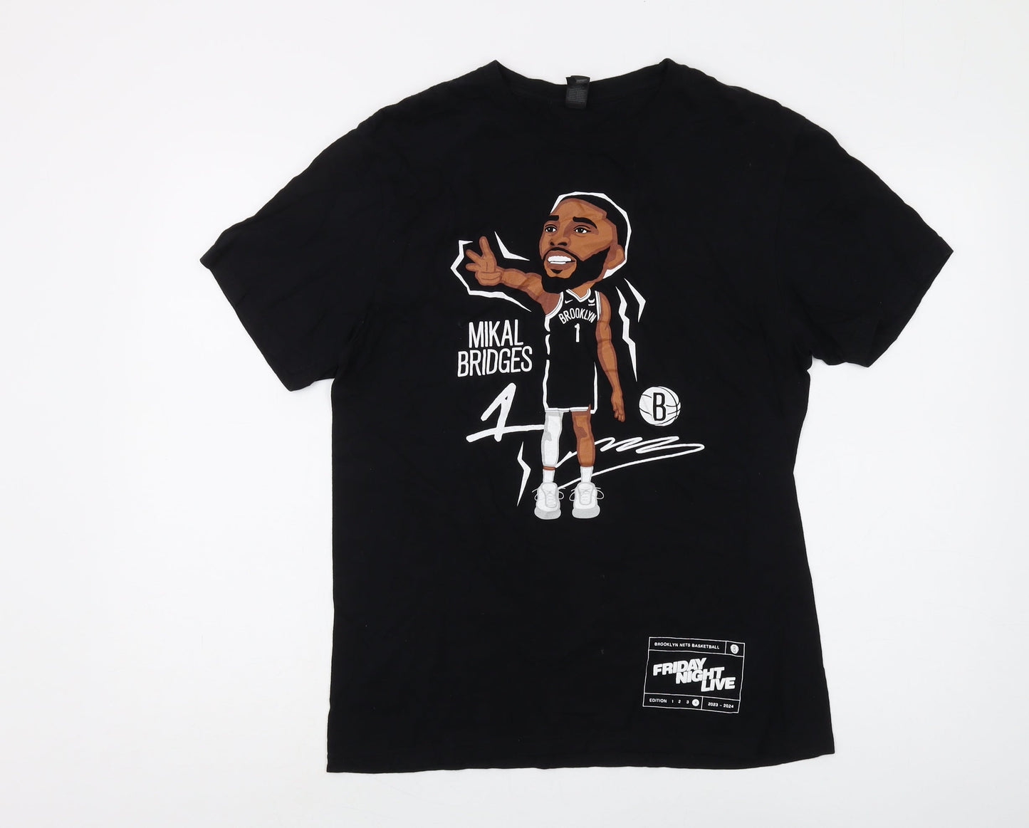 Gildan Men's Black Sports Graphic T-Shirt, Medium
