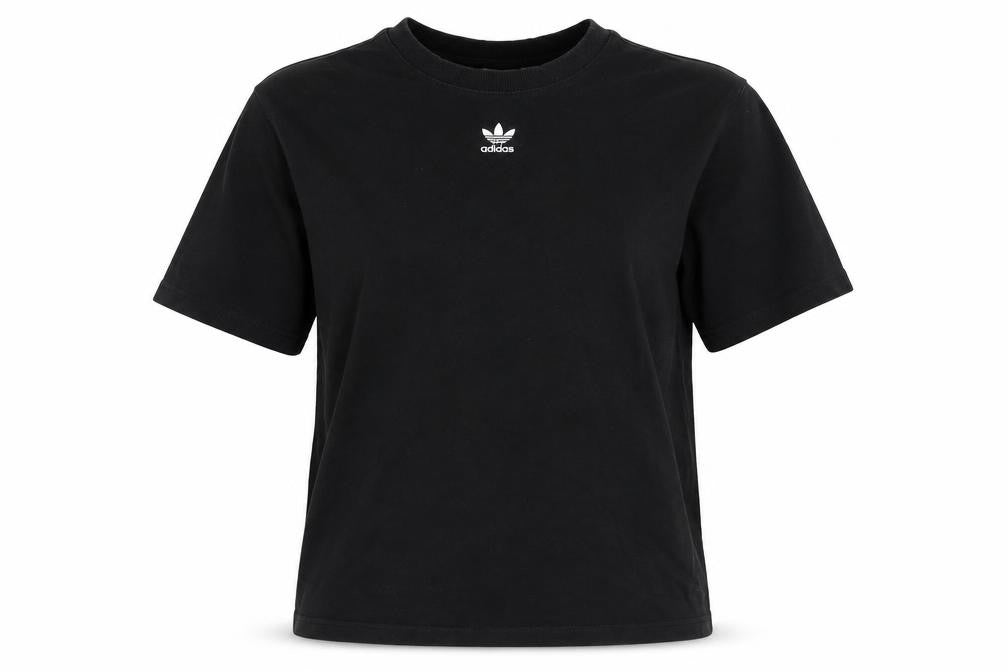Unisex Adultss UK Size XS adidas Black Cotton T-Shirt