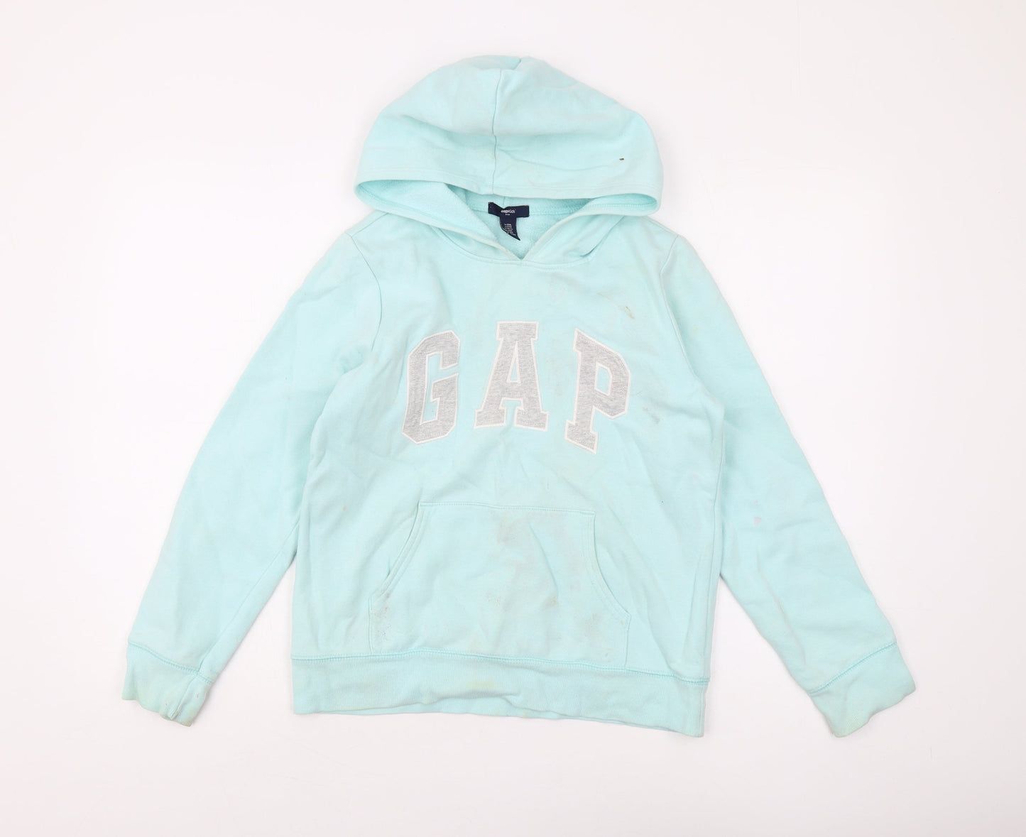 GAP Girls Blue Hoodie Pullover - Size 13 Years