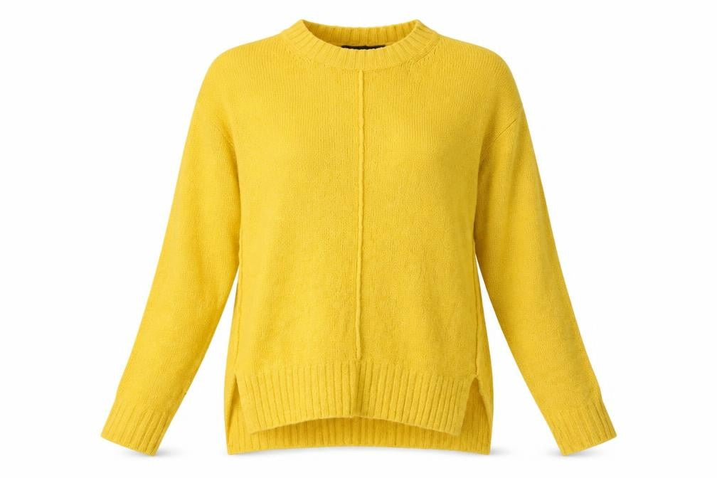 Marks and Spencer Women's Yellow Pullover Jumper S