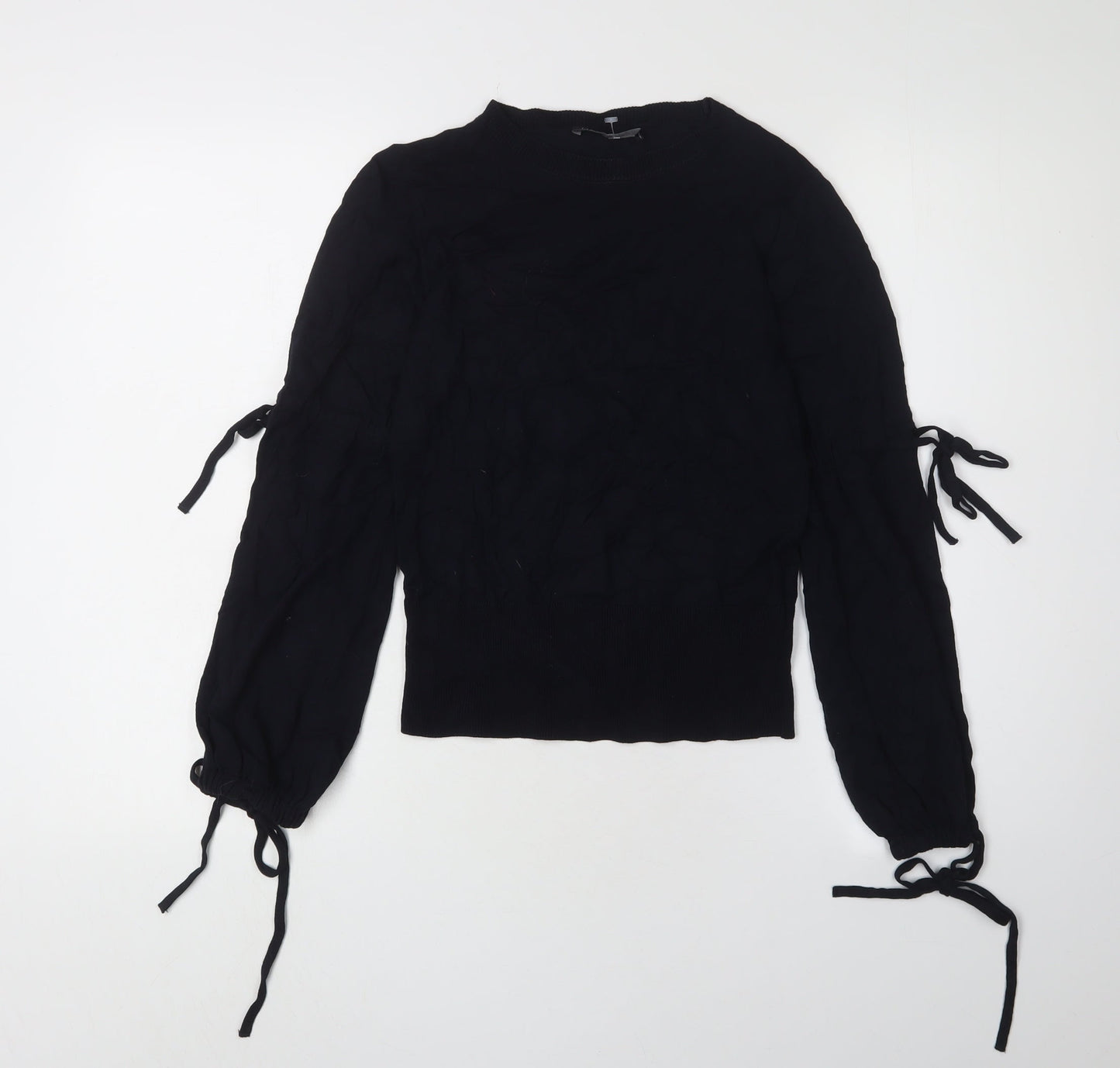 Marks and Spencer Women's Black Jumper Size 6