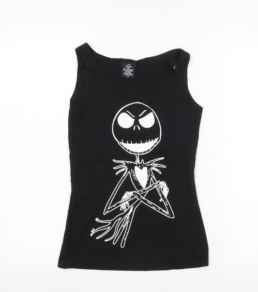 Disney Women’s Black XS Nightmare Tank Top