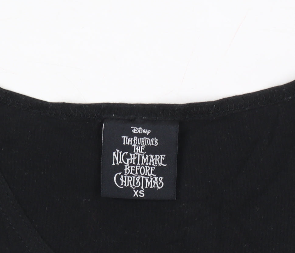 Disney Women’s Black XS Nightmare Tank Top