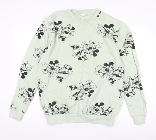 Disney Unisex Ivory L Cartoon Graphic Pullover Sweatshirt