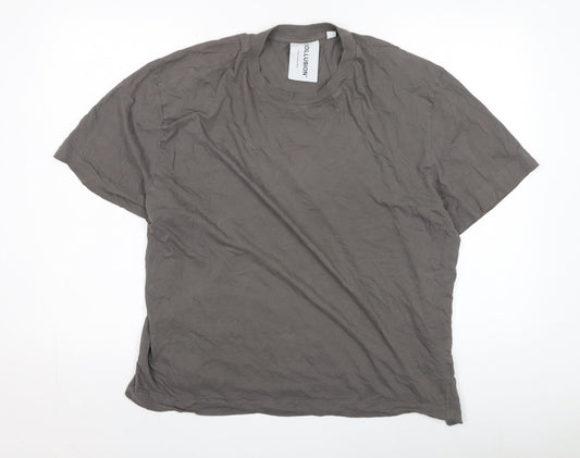 Collusion Men's 2XL Grey Crew Neck T-Shirt