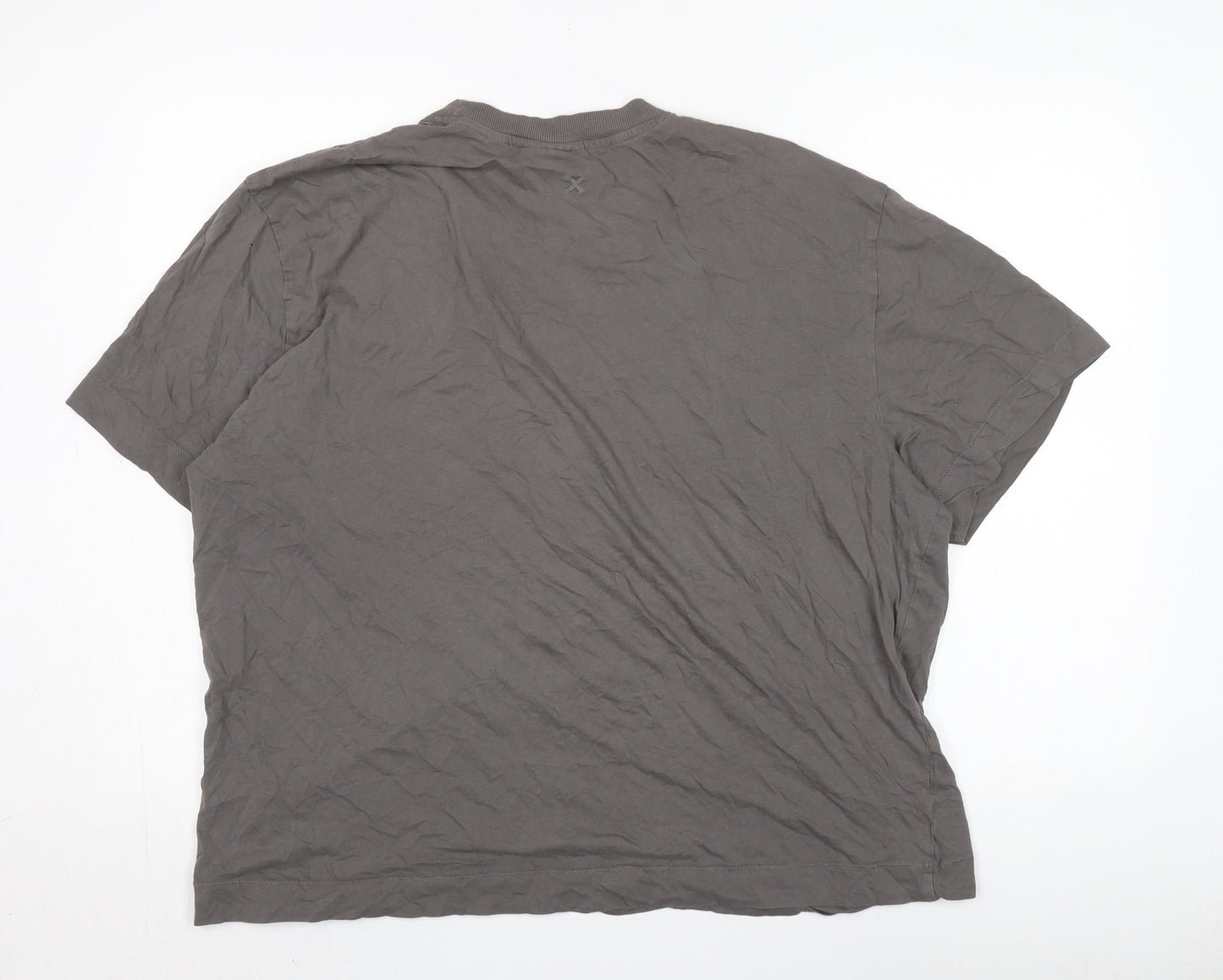 Collusion Men's 2XL Grey Crew Neck T-Shirt