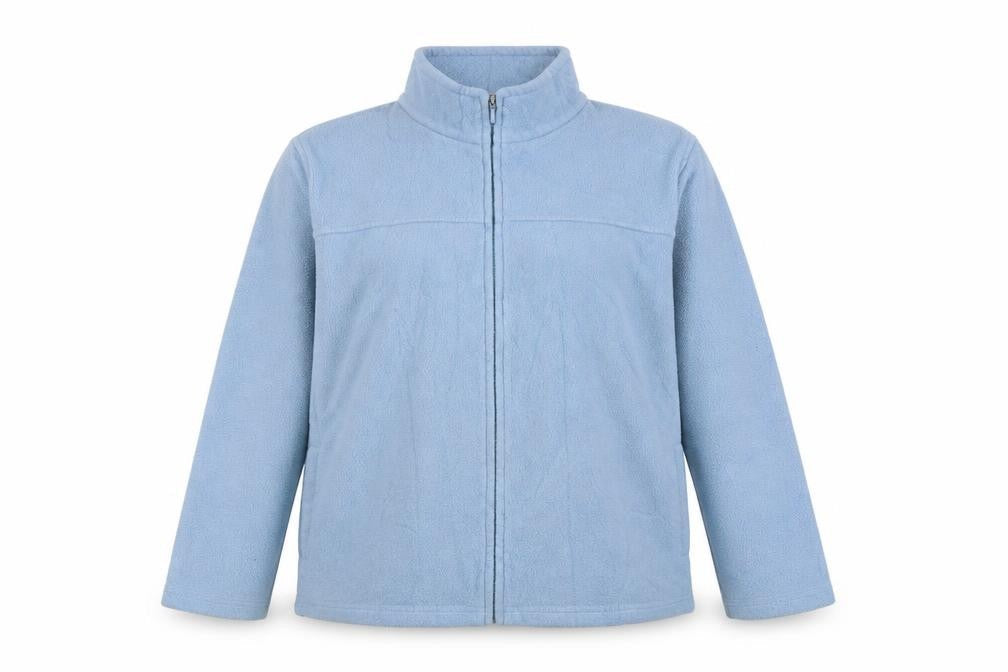 EWM Women's Blue Basic Jacket Size 14 with Full Zip