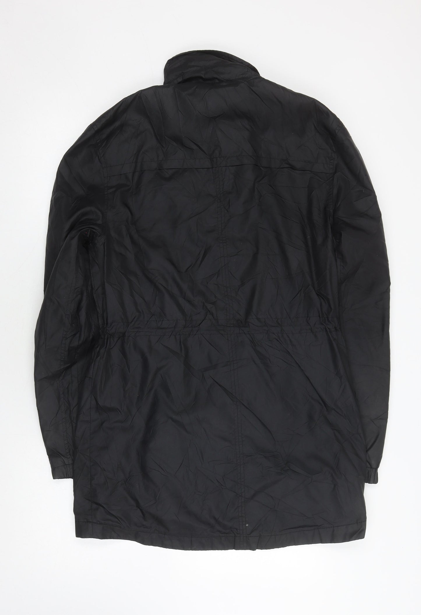 ASOS Black Unisex Nylon Long Jacket M