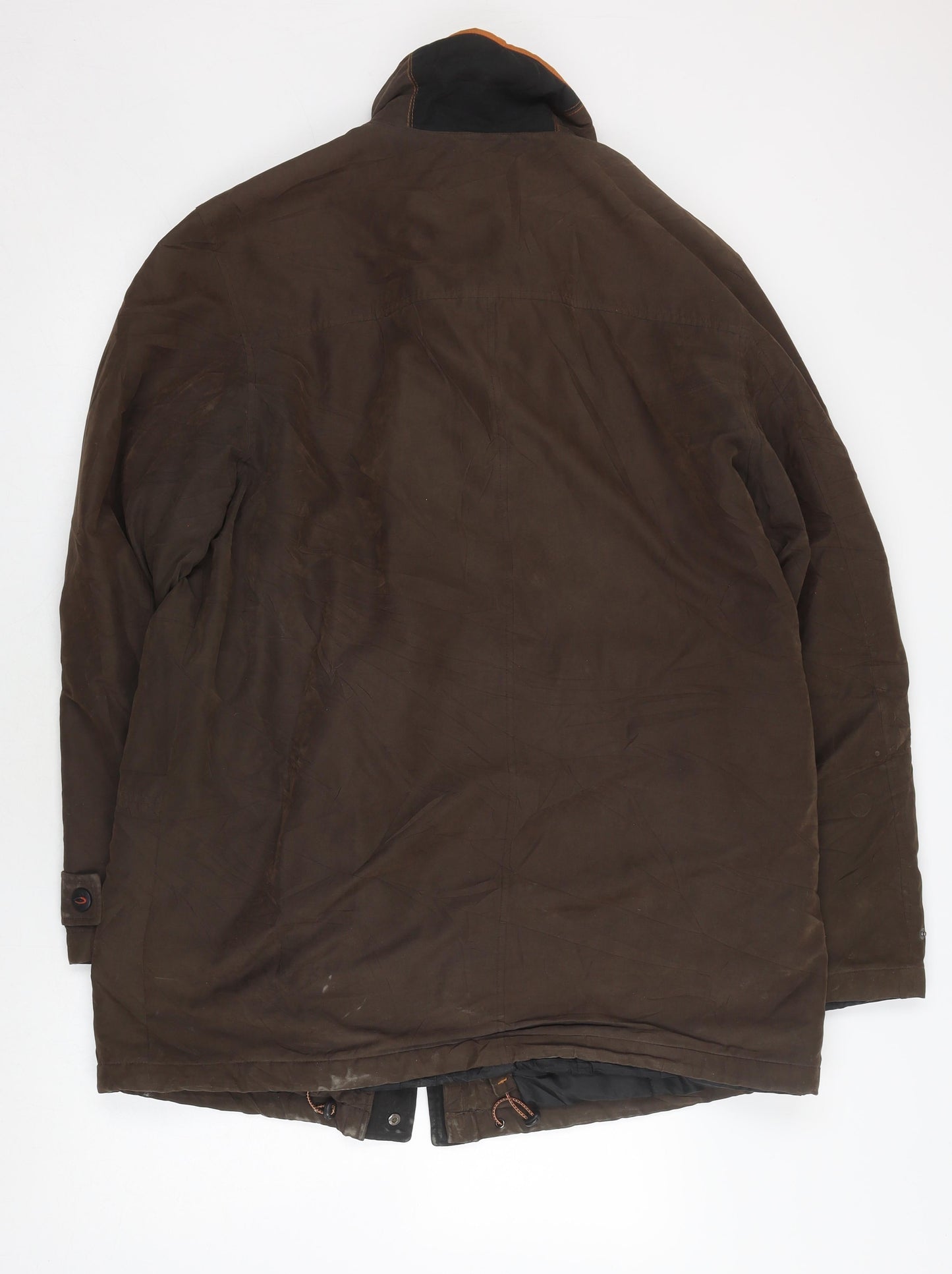 Di Cania Men's Brown Military Jacket Coat Size 44