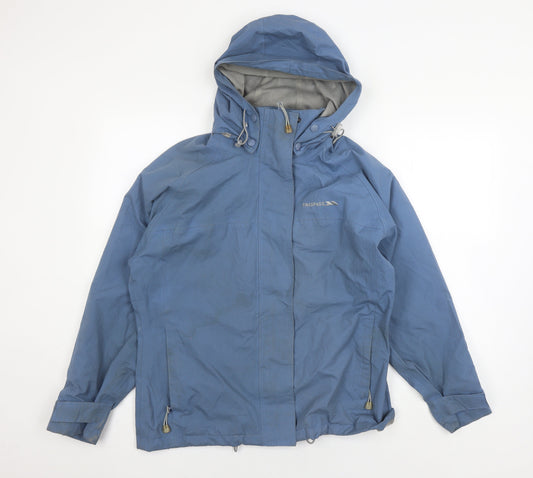 Trespass Unisex Blue Windbreaker Jacket M