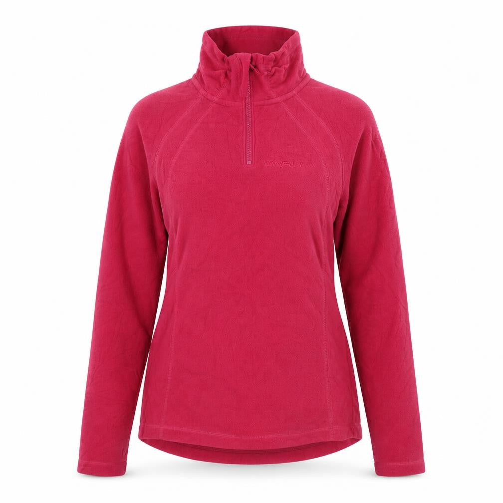 Womens UK 8 Regular O'Neill Pink Henley Sweatshirt