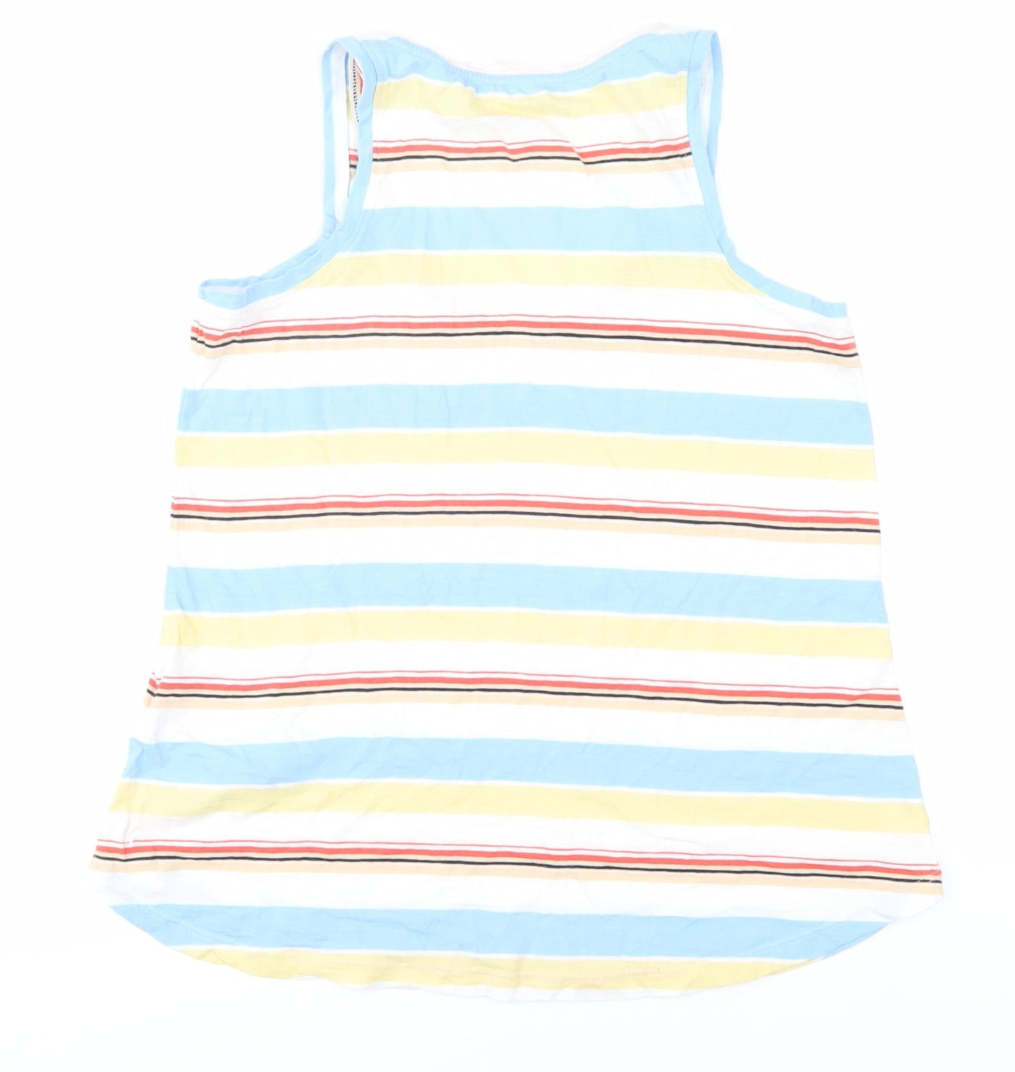 FatFace Women's Multicolour Tank Top Size 10 - Casual Striped Wear