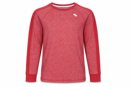 Abercrombie & Fitch Kids Red Boys Casual Long Sleeve Pullover Top 13-14