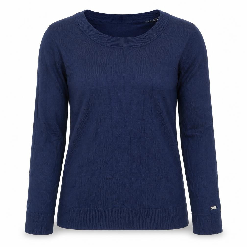 Womens UK Size S Tommy Hilfiger Blue Cotton Blend Blouse