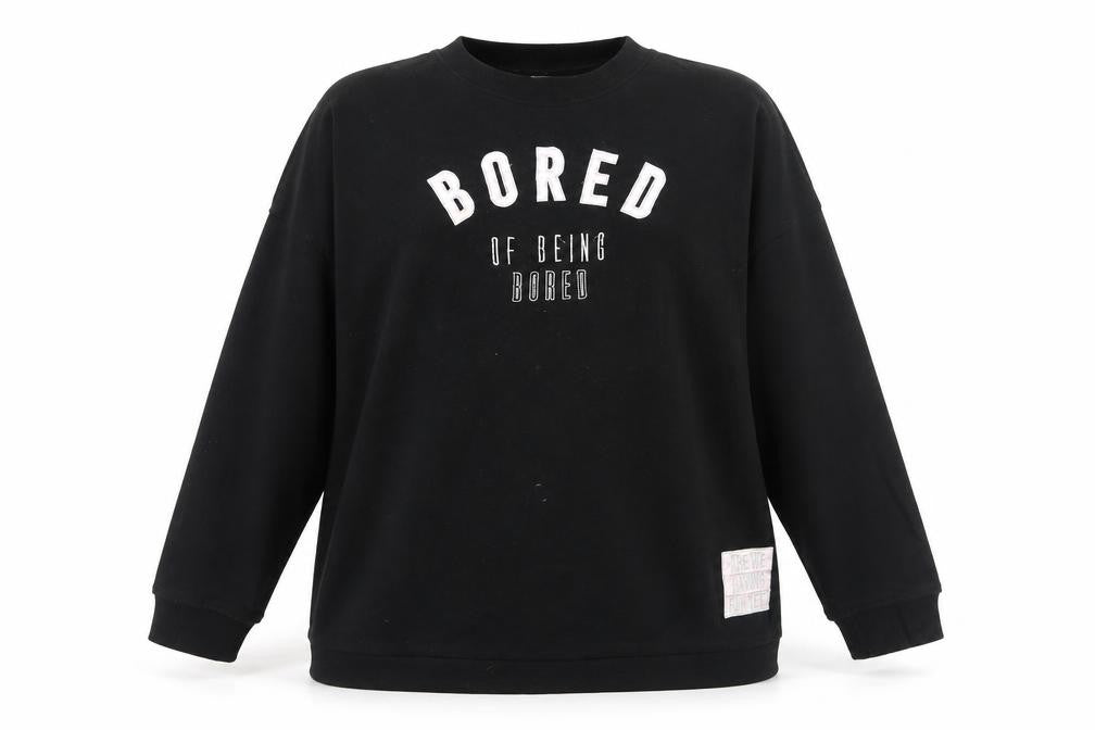 OVS Womens Black Pullover Sweatshirt XL