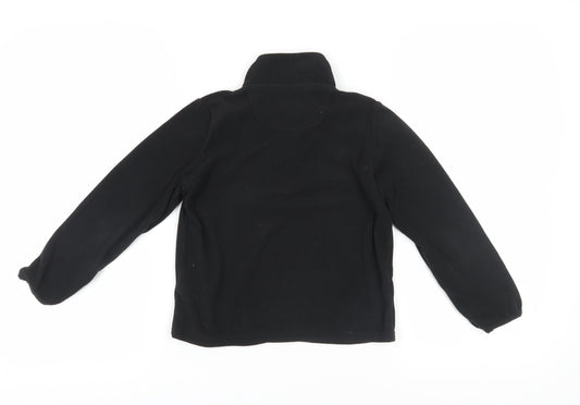 Peter Storm Boys Black Fleece Pullover Sweatshirt 7-8 Years
