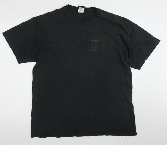 Hard Rock Cafe Men's Black XL T-Shirt Short Sleeve
