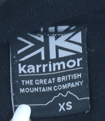 Karrimor XS Black Fleece 1/2 Zip Pullover Sweatshirt