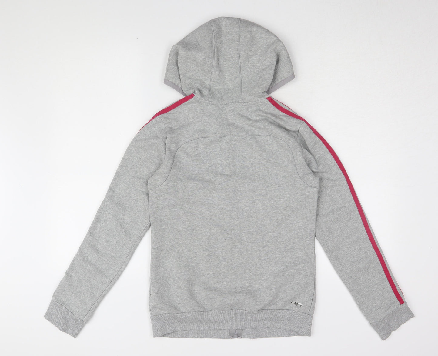 Adidas Women's Grey XS Full Zip Hoodie