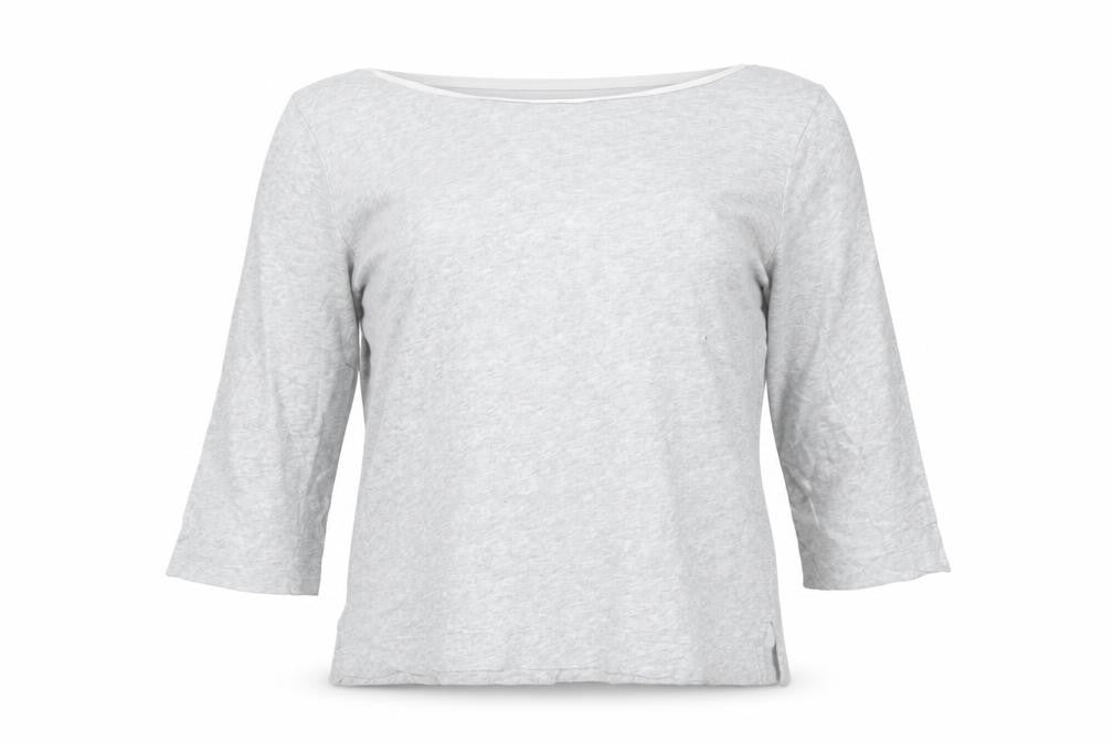 Front view of French Connection Women's Grey jumper, size S