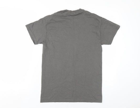 Gildan Men's Power Rangers Grey Graphic Tee S