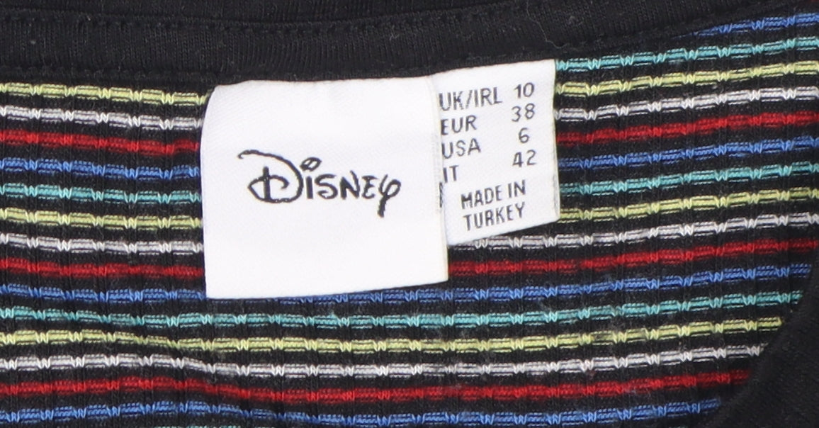 Disney Unisex Multicoloured Ringer T-Shirt - Size 10