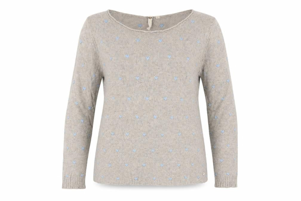 Womens UK 12 Regular White Stuff Beige Pullover Tight-Knit