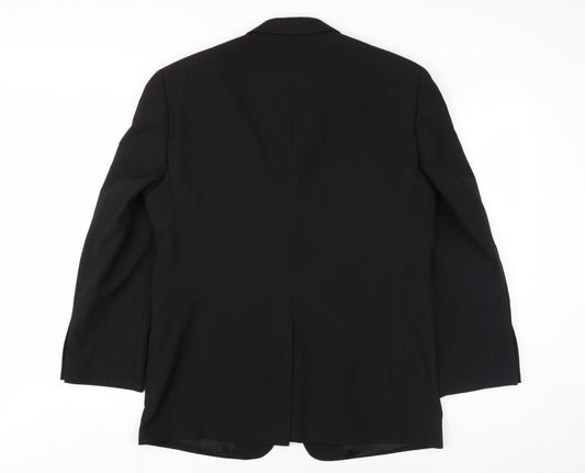 Tom English Men's Black Blazer, Size 38S, Classic Style
