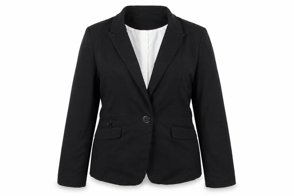 Next Women's Black Blazer Jacket Size 12 Regular Fit