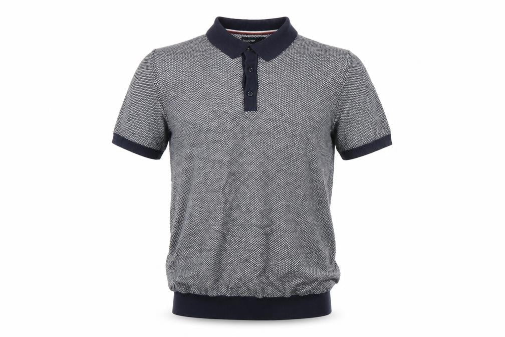 Marks and Spencer Men's Black M Geometric Polo
