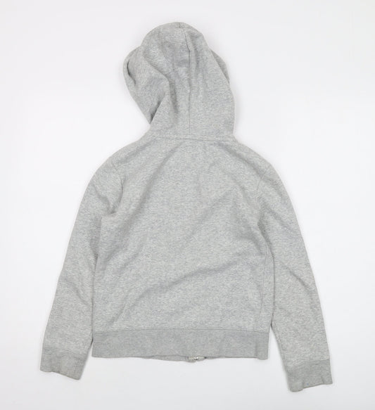 Gap Kids Girls Grey Full Zip Hoodie 10-11 Years