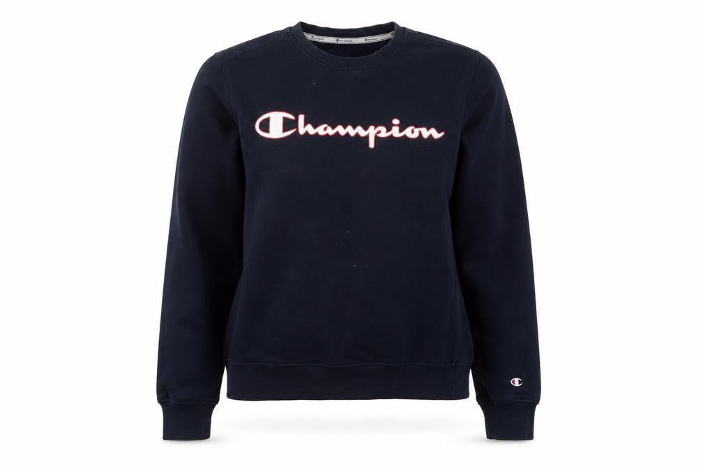 Womens UK XS Regular Champion Blue Pullover Sweatshirt