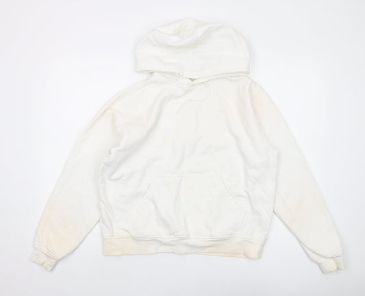 Fila Women's White XL Pullover Hoodie with Pockets