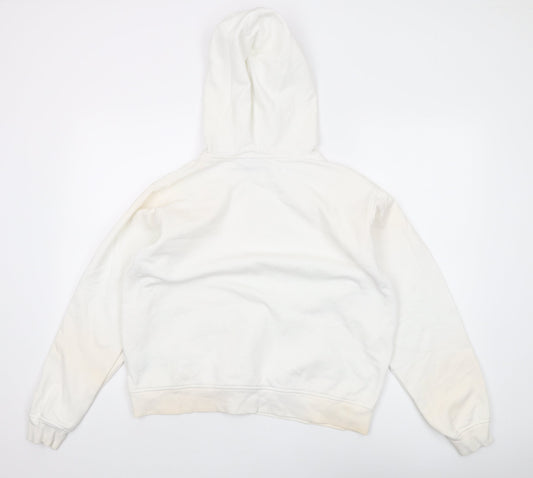 Fila Women's White XL Pullover Hoodie with Pockets