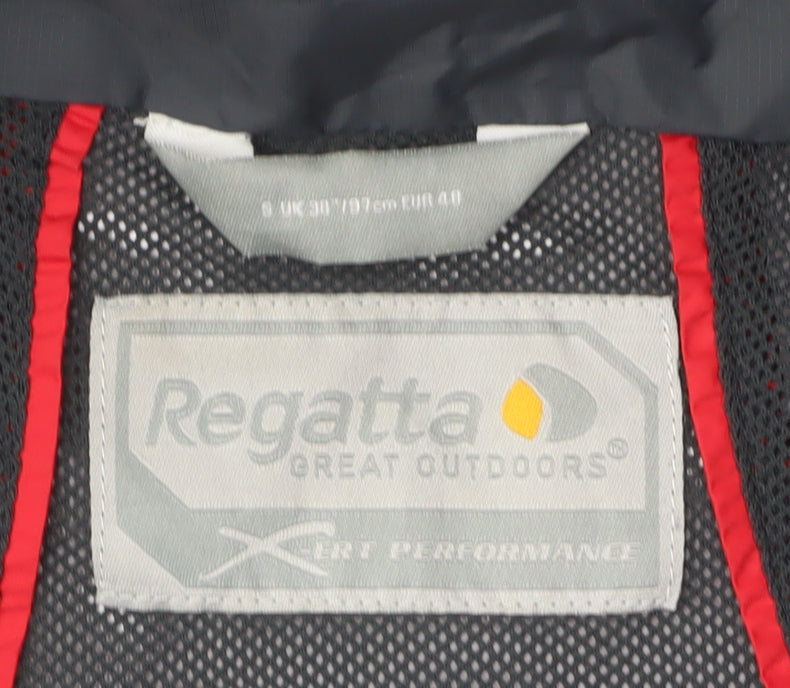 Regatta Men's Red Hooded Rain Jacket 30 Lightweight Outdoor
