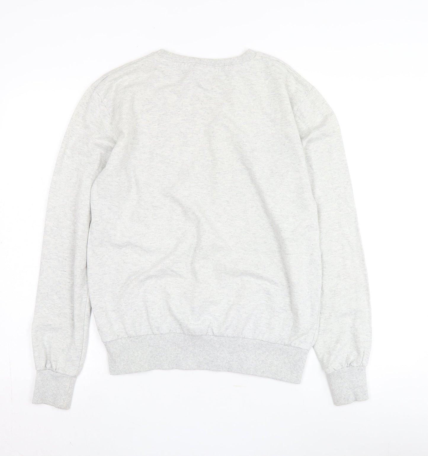 Disney Grey Mickey Mouse Pullover Sweatshirt M Unisex