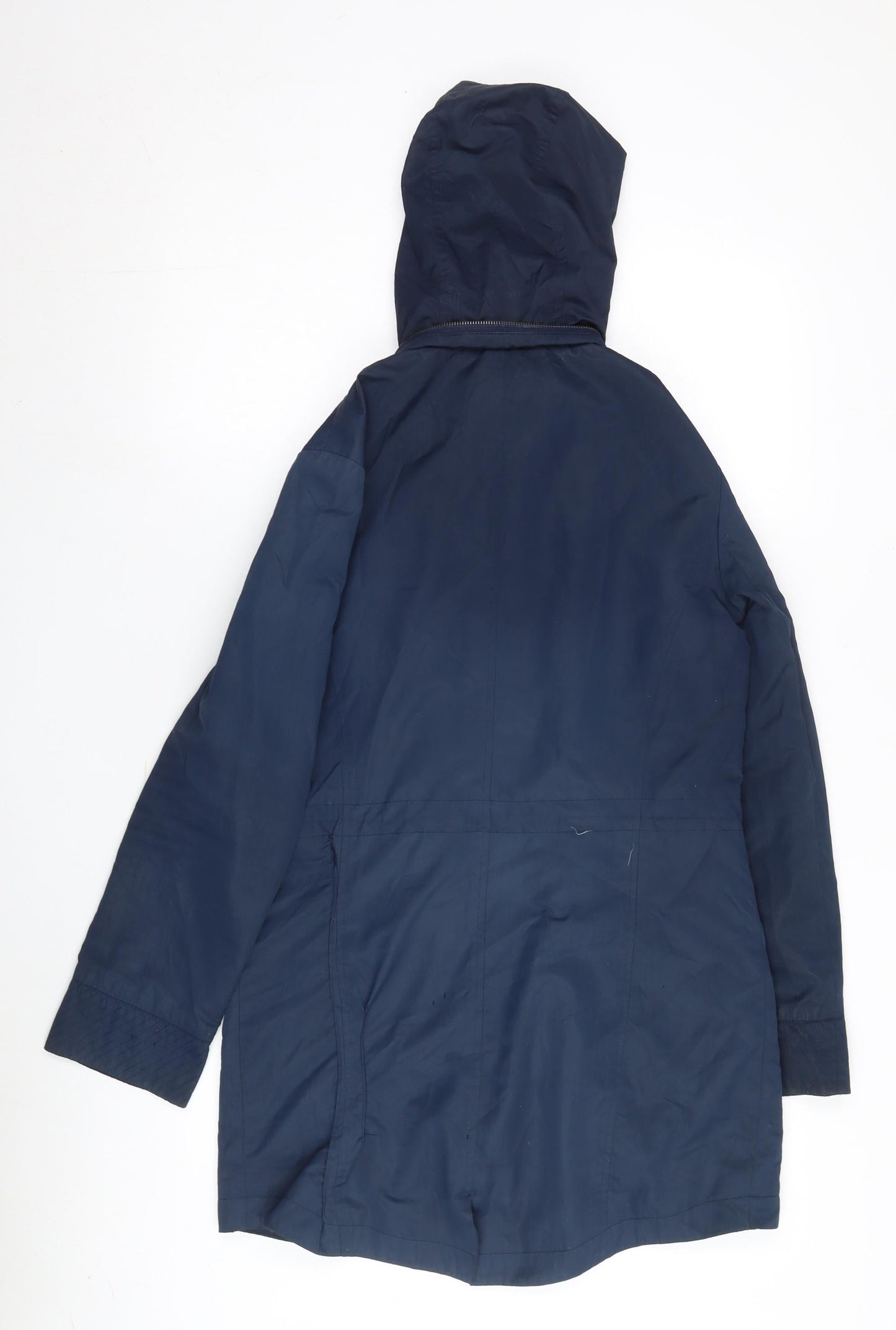 CC Women's Blue Parka Jacket - Size 10