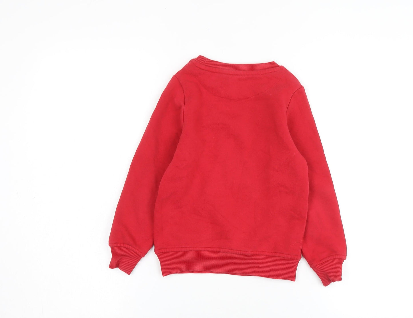 Nintendo Boys Red Christmas Pullover Sweatshirt 3-4 Years