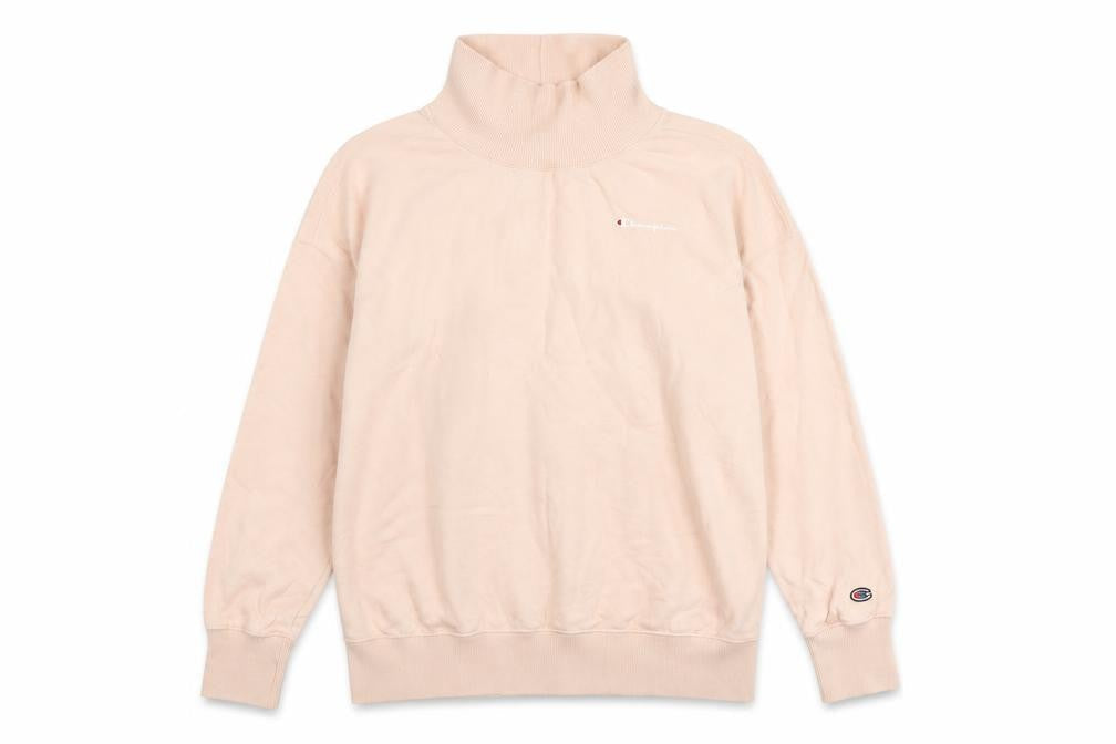 Womens UK S Regular Champion Beige Pullover Sweatshirt