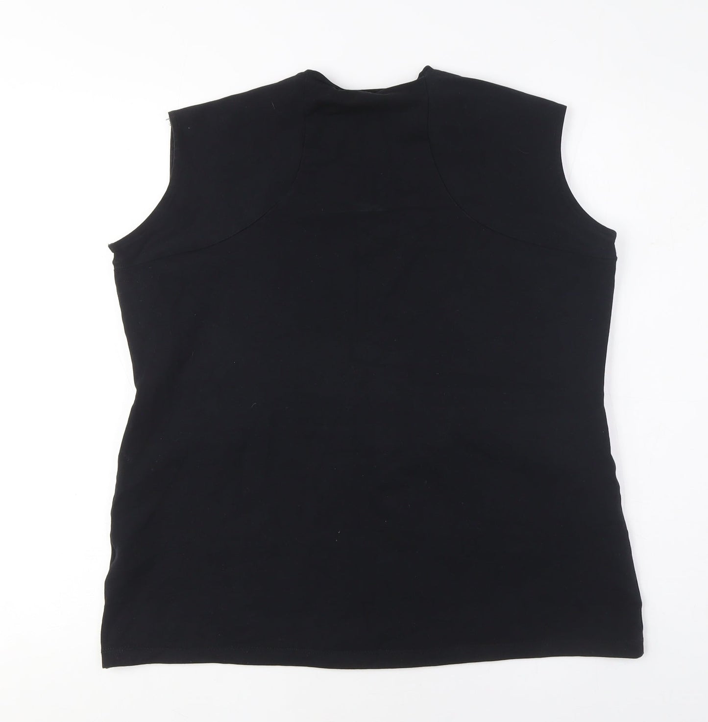 Russell Collection Unisex Black 2XL Basic Cotton Tank
