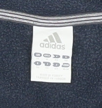 Adidas Unisex Blue Full Zip Hoodie 2XS
