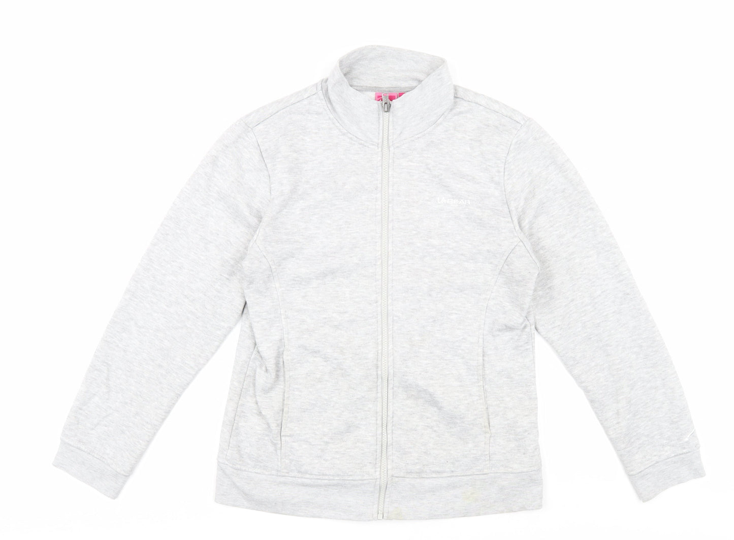 LA Gear Women's Grey Full Zip Sweatshirt, Size 12