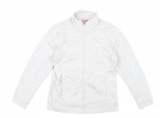 LA Gear Women's Grey Full Zip Sweatshirt, Size 12