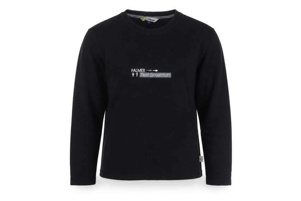 Falmer Womens Heritage Black S Logo Pullover Sweatshirt Casual