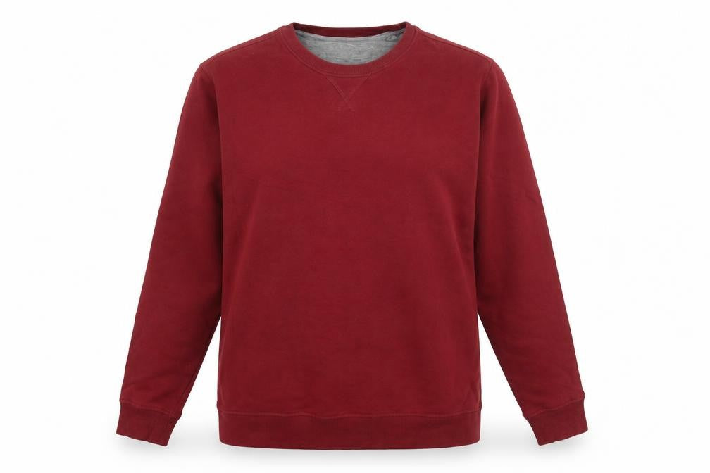 Unisex Adults UK M Regular James Pringle Red Pullover Sweatshirt